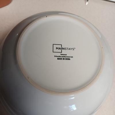 COPPER CHEF SKILLET, SERVING BOWWL AND PLATTER