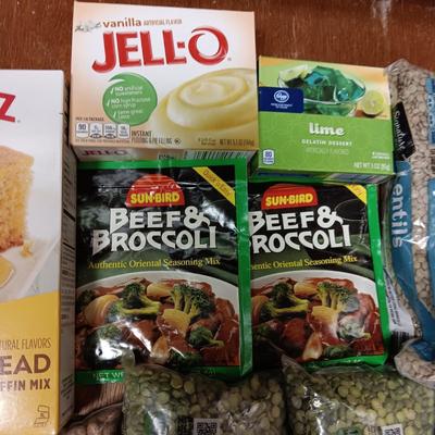 A VARIETY OF GROCERIES