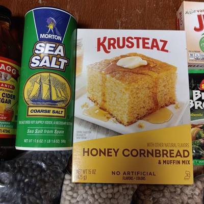 A VARIETY OF GROCERIES