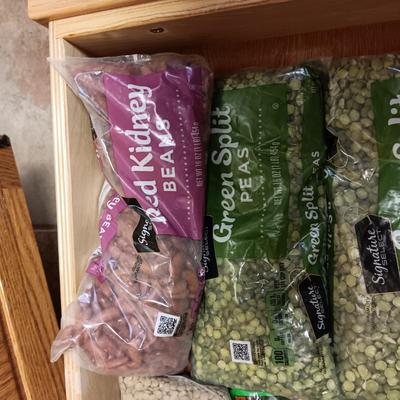 A VARIETY OF GROCERIES