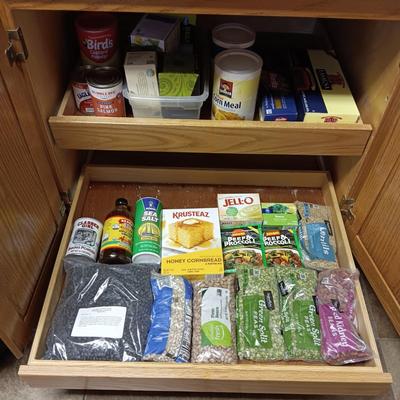 A VARIETY OF GROCERIES