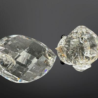 Swarovski Crystal Duck and Bird Figurines