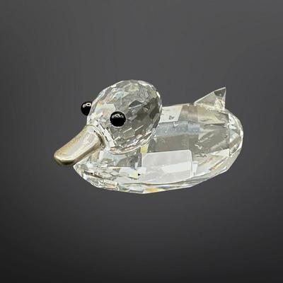 Swarovski Crystal Duck and Bird Figurines
