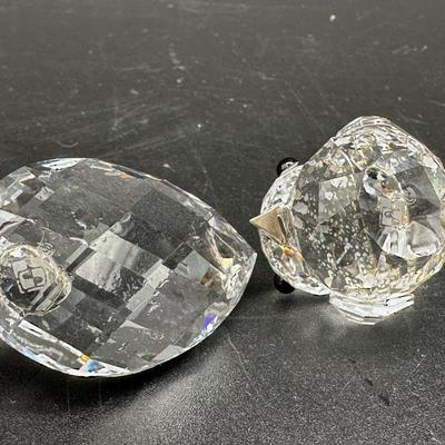 Swarovski Crystal Duck and Bird Figurines