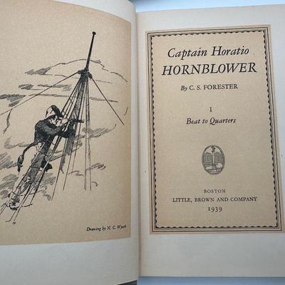 Captain Horatio Hornblower, C. S. Forester, 1939 Three Vol. Set