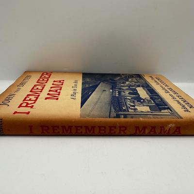 I Remember Mama By John Van Druten - FIRST EDITION