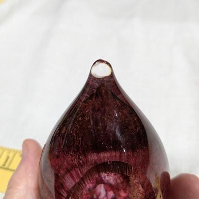 Wedgwood Glass Hand Blown Glass Duck Paperweight