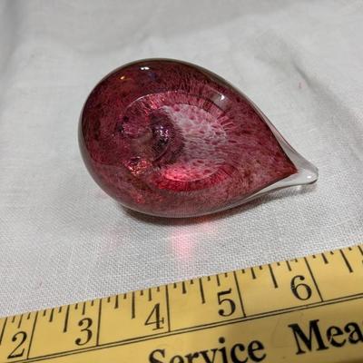 Wedgwood Glass Hand Blown Glass Duck Paperweight