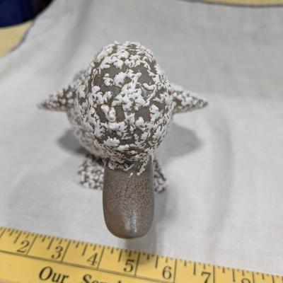 Vintage Haeger Brown Speckled Duck Planter