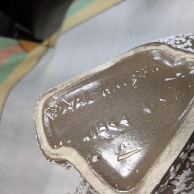 Vintage Haeger Brown Speckled Duck Planter