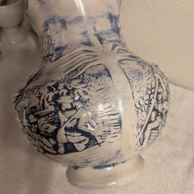 Sale Photo Thumbnail #11: Ceramic Pitcher- George Washing Crossing the Delaware