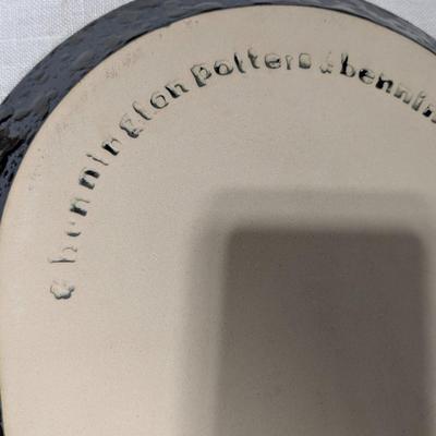 NOS Bennington Pottery Black Agate Platter (4/4)