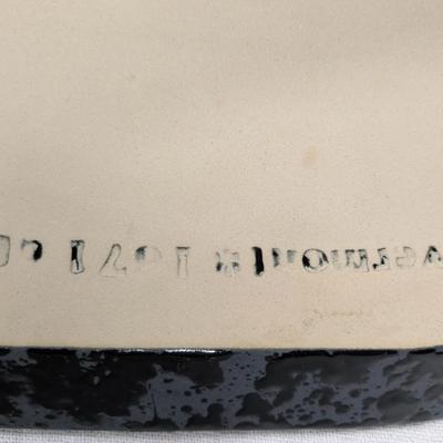 NOS Bennington Pottery Black Agate Platter (4/4)