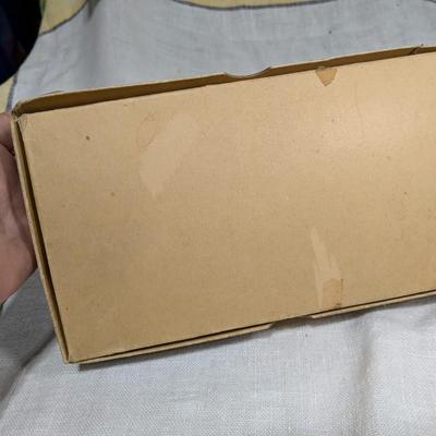 Propp Cloth Covered Cord Xmas Lights Mazda Lamps Org Box 1920s