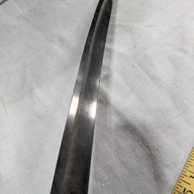 AMES 1861 CIVIL WAR BASKET HILT NAVAL CUTLASS SWORD