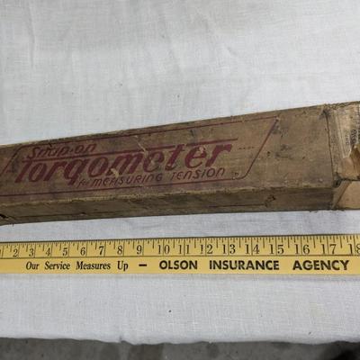 Rare Vintage Snap-On Torqometer