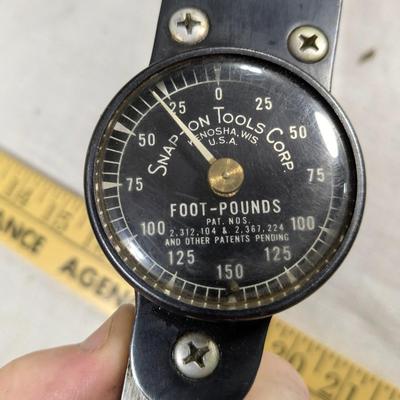 Rare Vintage Snap-On Torqometer