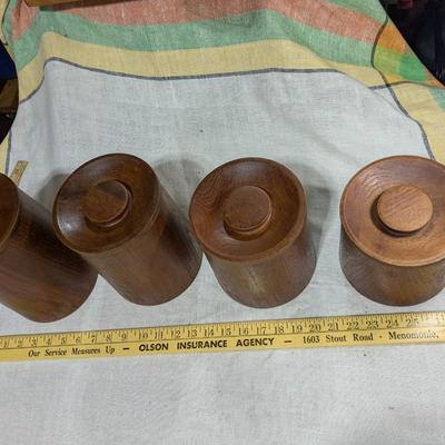 Gladmark Teak Canisters