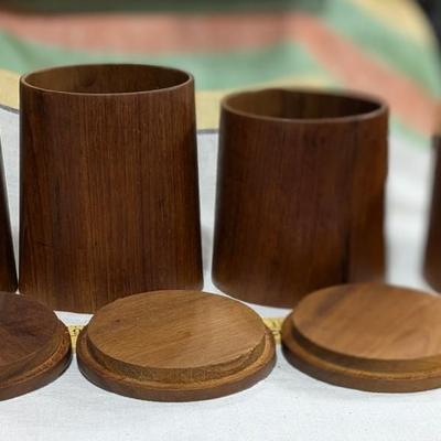 Gladmark Teak Canisters
