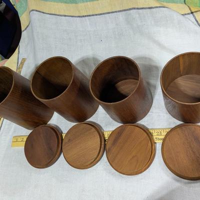 Gladmark Teak Canisters