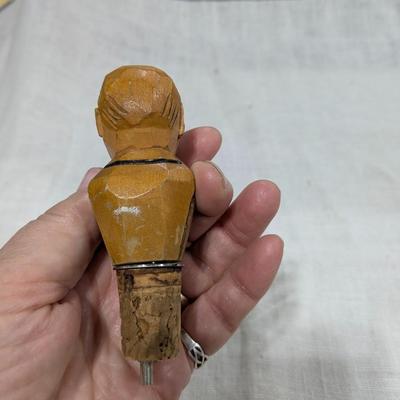 Collection of 5 ANRI Hand Carved Bottle Stoppers