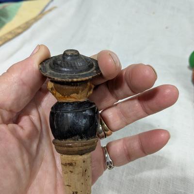 Collection of 5 ANRI Hand Carved Bottle Stoppers
