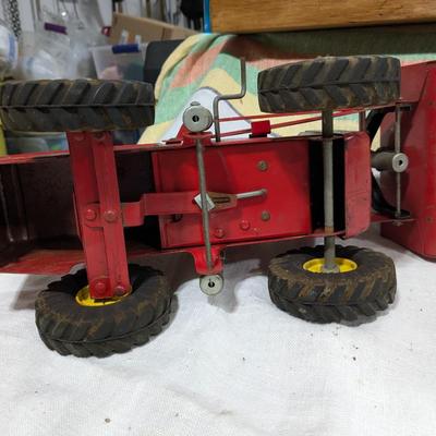 VINTAGE 1950'S NYLINT PAYLOADER PRESSED STEEL CONSTRUCTION TOY