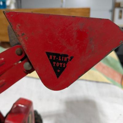 VINTAGE 1950'S NYLINT PAYLOADER PRESSED STEEL CONSTRUCTION TOY