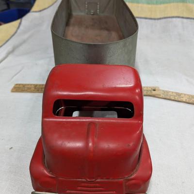 1953 Tonka Grain Hauler Tractor & Trailer Model #550