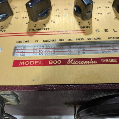 Vintage Hickok Model 800 Tube-Transistor Tester