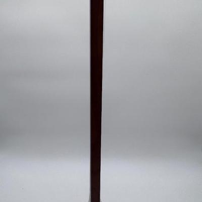 Full Yard of Ale Glass w/Wooden Stand