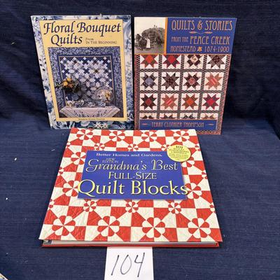 Quilt Book Lot