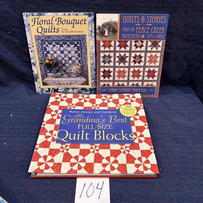 Quilt Book Lot
