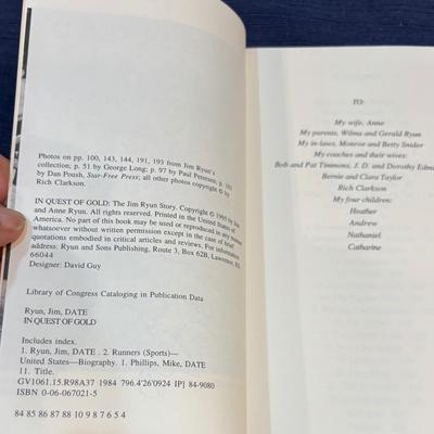 Autographed The Quest Of Gold