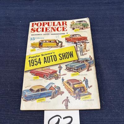 Vintage 1954 Popular Science Magazine