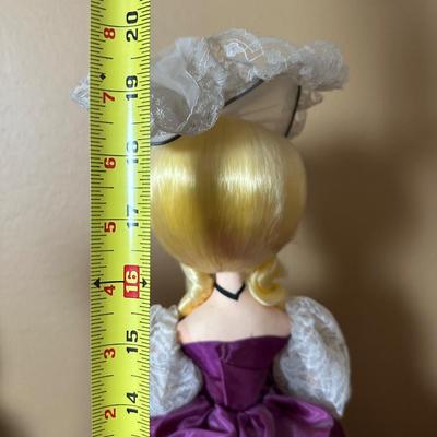 Set of 4 Vintage Big Eye Bradley Dolls in Gowns