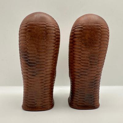 Vintage UCTCI Ceramic Hand Painted Young Boy and Girl Figurines