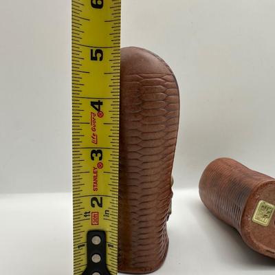 Vintage UCTCI Ceramic Hand Painted Young Boy and Girl Figurines