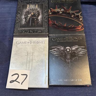 Game of Thrones DVD Lot