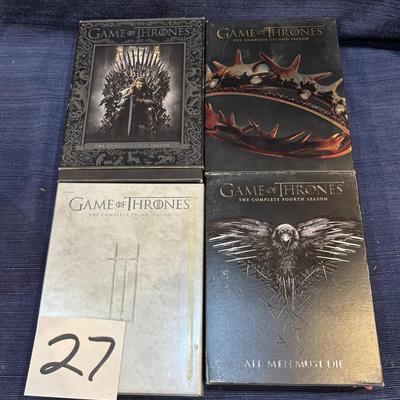 Game of Thrones DVD Lot