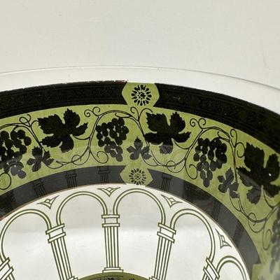 Mid-Century Cera Glass Tumblers with 22 Karat Gold Decorations