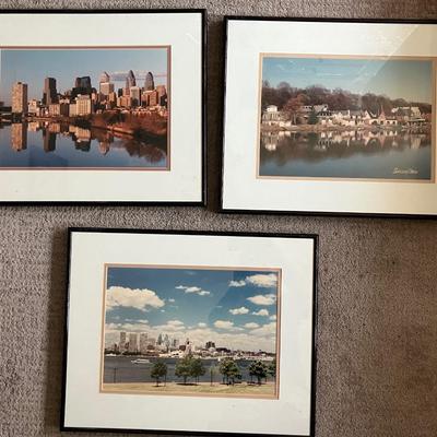 Three Vintage Philly Photographs by Robert Ehrlich & Linda Sacco Signed Limited Edition 16” x 20”
