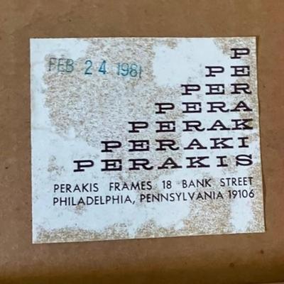 Tony Rosati Etching Signed Limited Rare Colored 33”w x 27”h