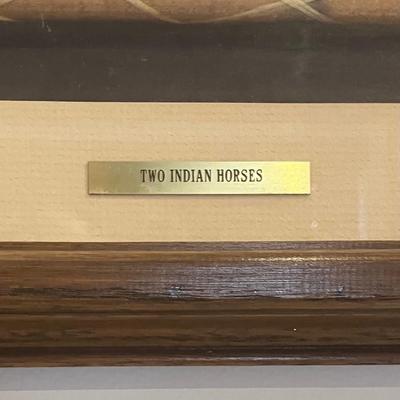 Rare Bev Doolittle "The Forest Has Eyes" Signed Print with Authentic Arrow – Framed Western Camouflage Masterpiece