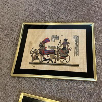 1980s hand-painted Egyptian souvenir collection 8” x 10” each