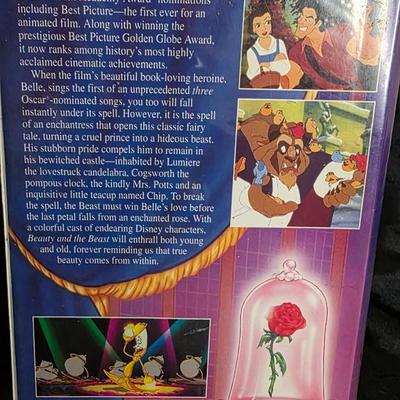 Beauty and the Beast Black Diamond Classics VHS (1992) – Walt Disney’s Rare Vintage Collector’s Edition & Animated Masterpiece