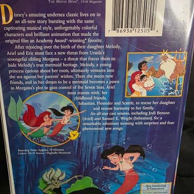 Walt Disney’s The Little Mermaid II: Return to the Sea (2000) Vintage VHS – Disney Princess Sequel & Collectible Classic