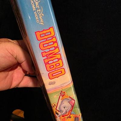 Dumbo Black Diamond VHS Tape – Walt Disney's The Original Animated Classic 1989 Edition, Collectible Retro Film