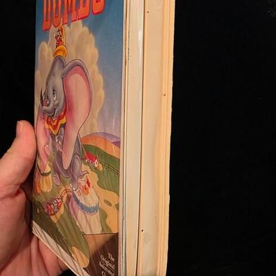 Dumbo Black Diamond VHS Tape – Walt Disney's The Original Animated Classic 1989 Edition, Collectible Retro Film
