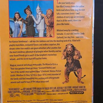 The Wizard of Oz (1996 THX Digitally Mastered) VHS Tape, MGM/UA Family Entertainment Clamshell Case